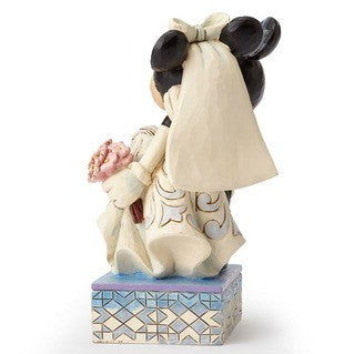 DISNEY TRADITIONS BY JIM SHORE MICKEY MOUSE AND MINNIE MOUSE CONGRATULATIONS WEDDING