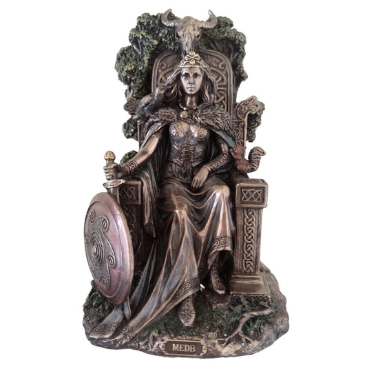 VERONESE DESIGNS BRONZE MEDB OF CONNACHT FIGURINE
