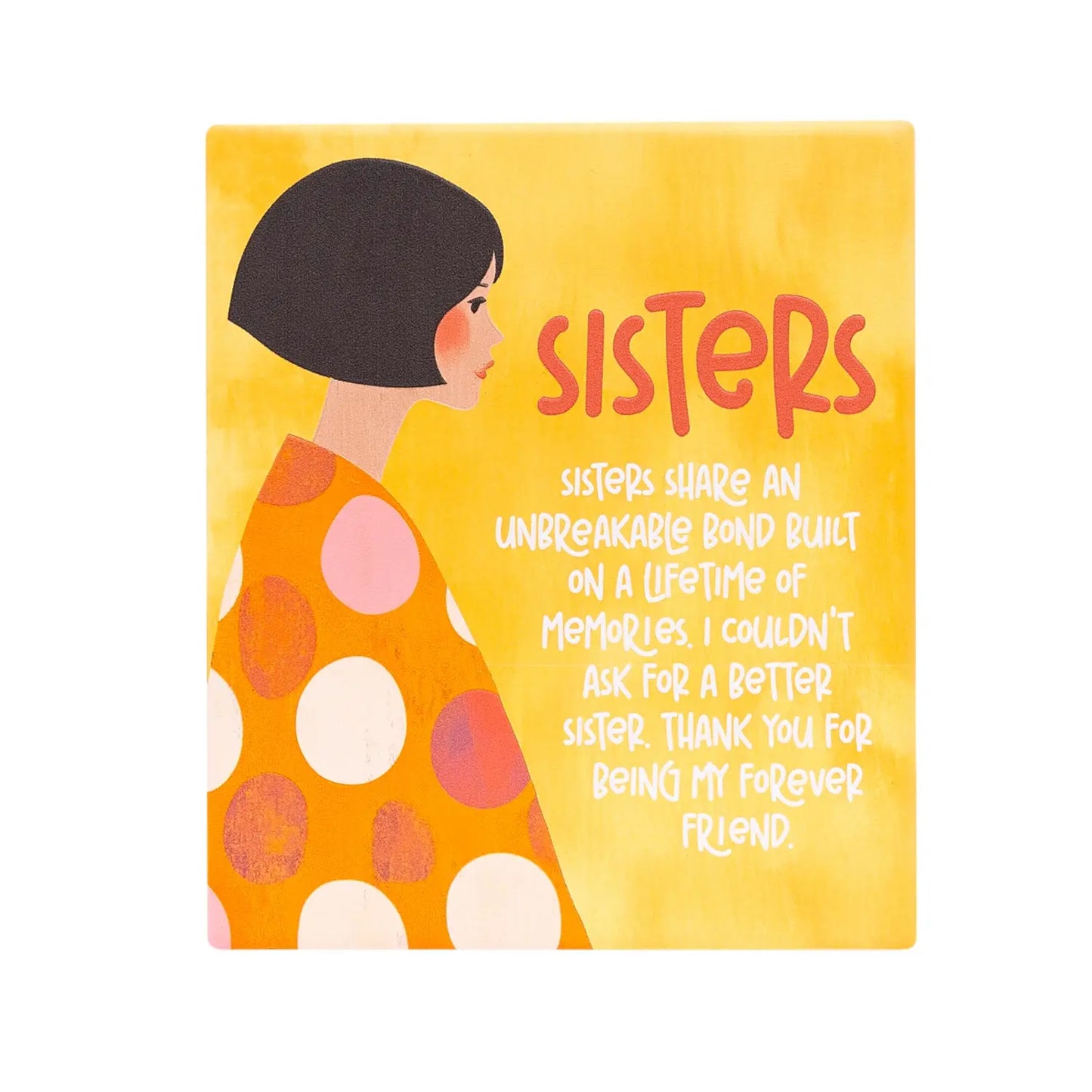 Ceramic Verse Plaque Billie Sisters