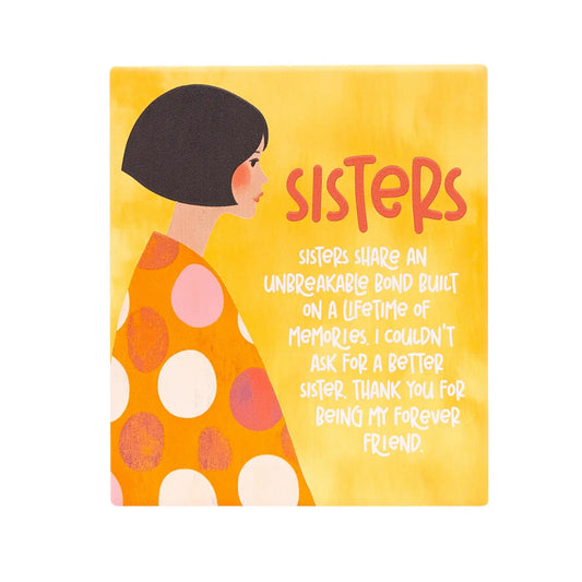 Ceramic Verse Plaque Billie Sisters
