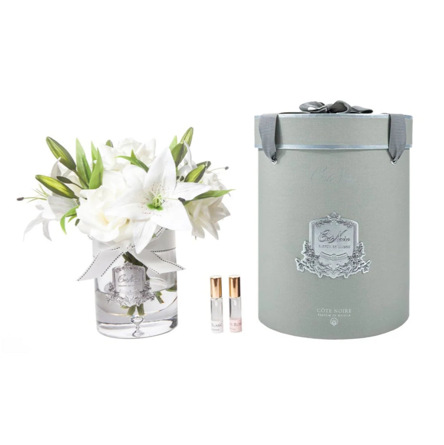 Cote Noire Luxury Roses & Lilies White