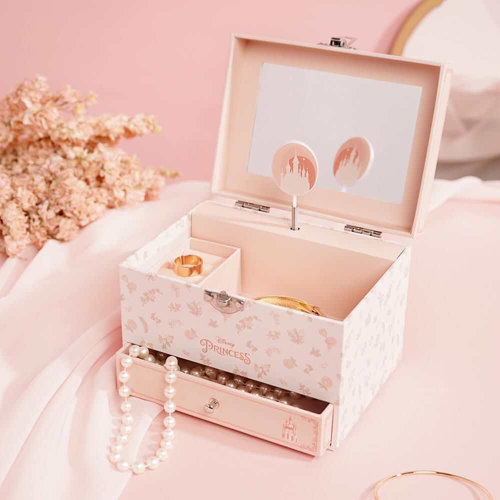 DISNEY PRINCESS PASTEL MUSICAL JEWELLERY BOX MULTI PRINCESS