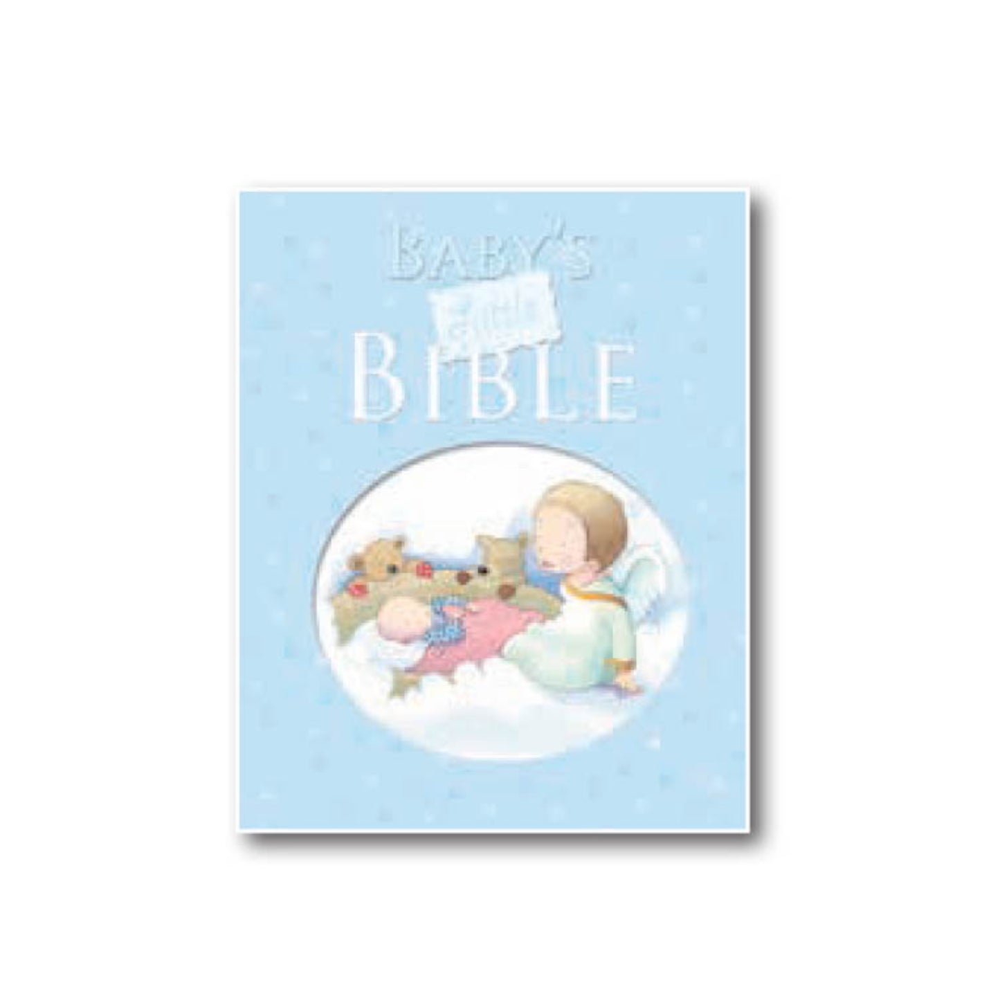 BABYS LITTLE BIBLE BLUE HARD BACK