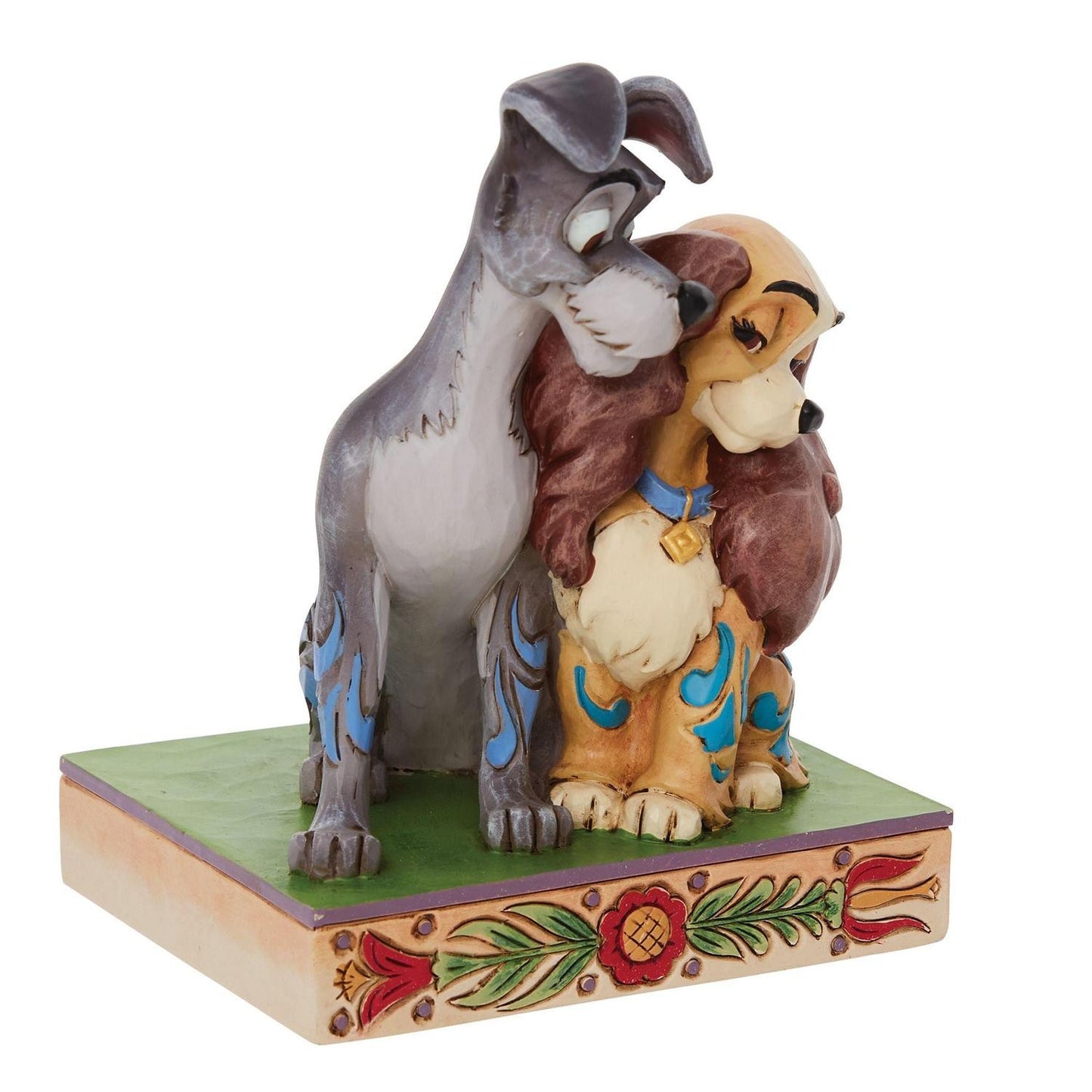 DISNEY TRADITIONS BY JIM SHORE LADY AND THE TRAMP LOVE FIGURINE