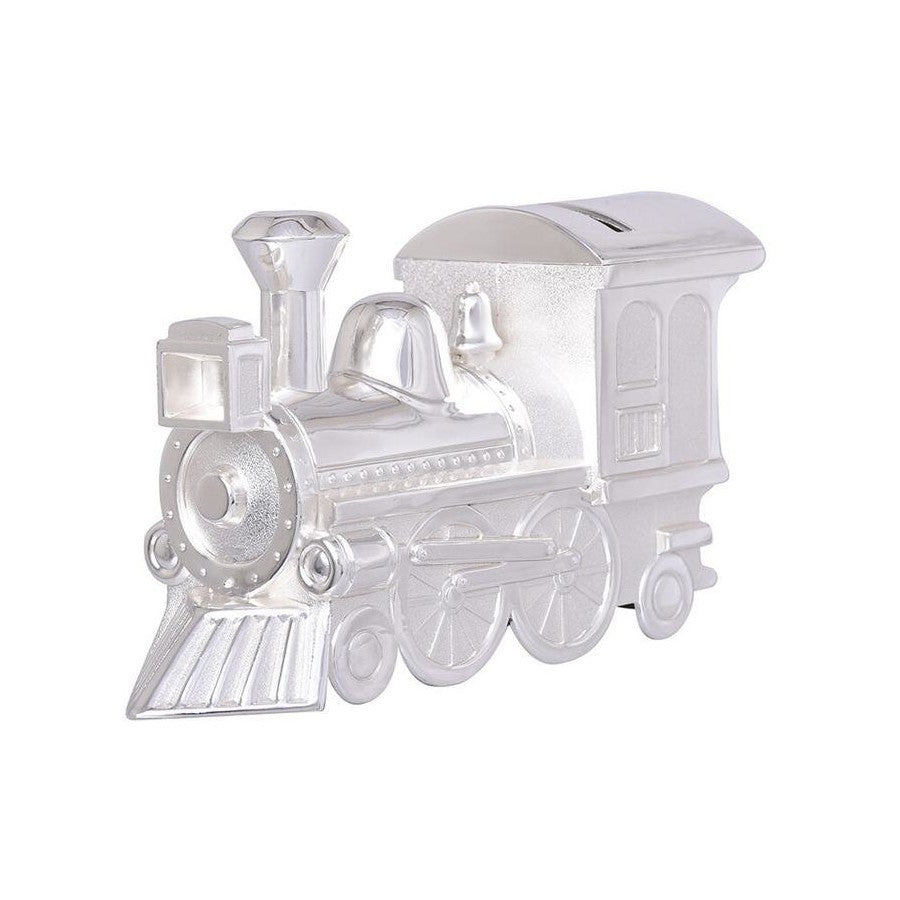 MONEY BANK TRAIN SILVER FINISH