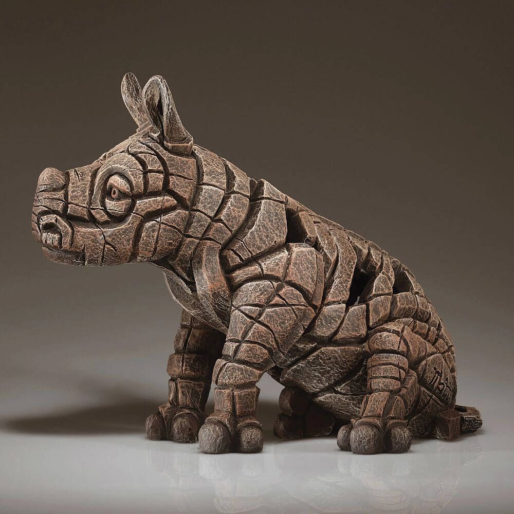 EDGE SCULPTURE RHINO CALF FIGURE