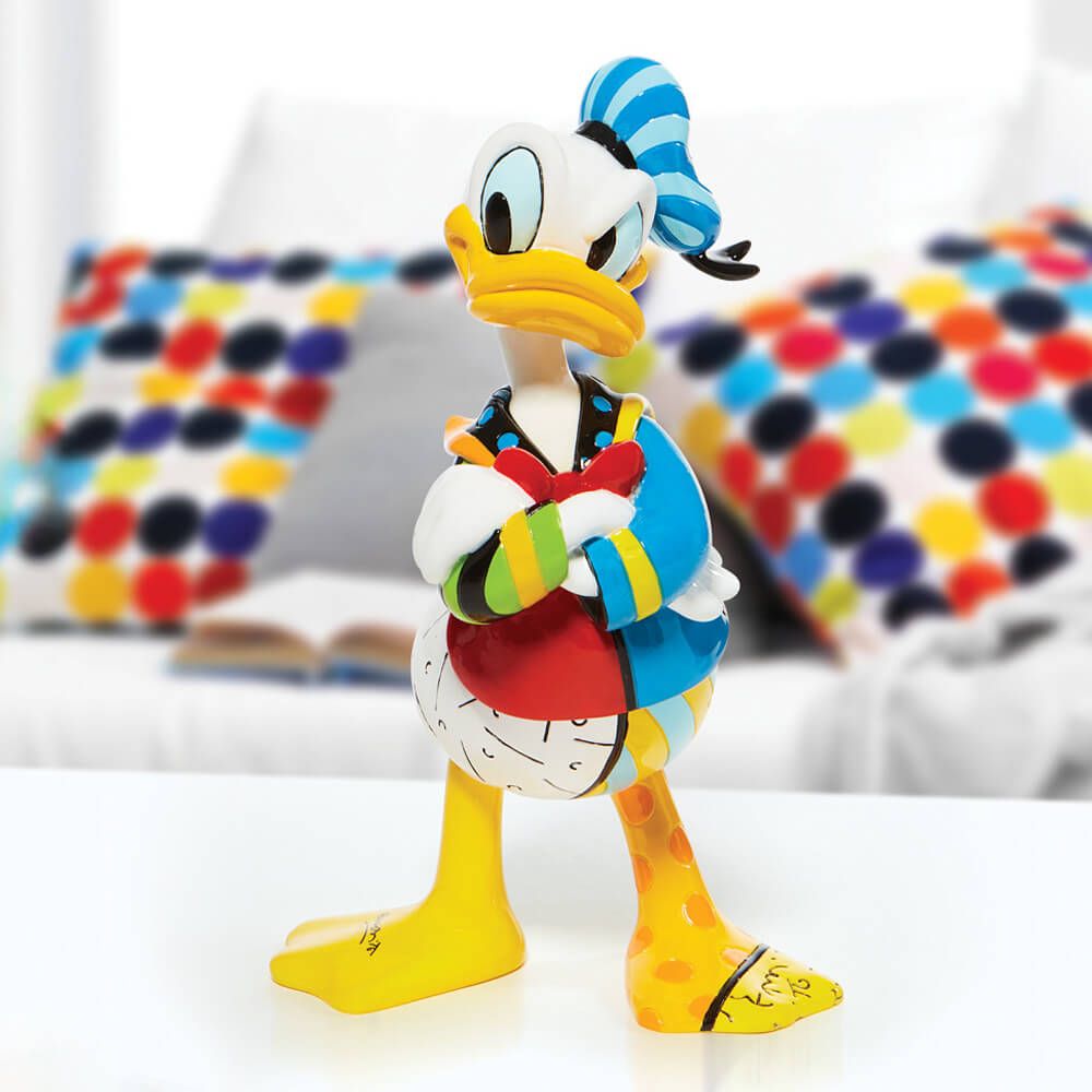 DISNEY BRITTO DONALD DUCK LARGE FIGURINE
