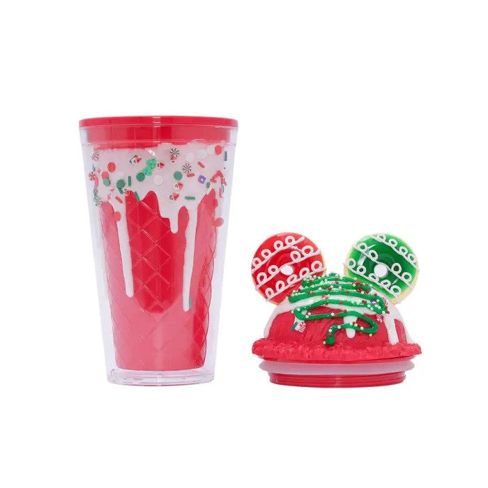 Christmas Sorbet Sipper Cup Donut Red