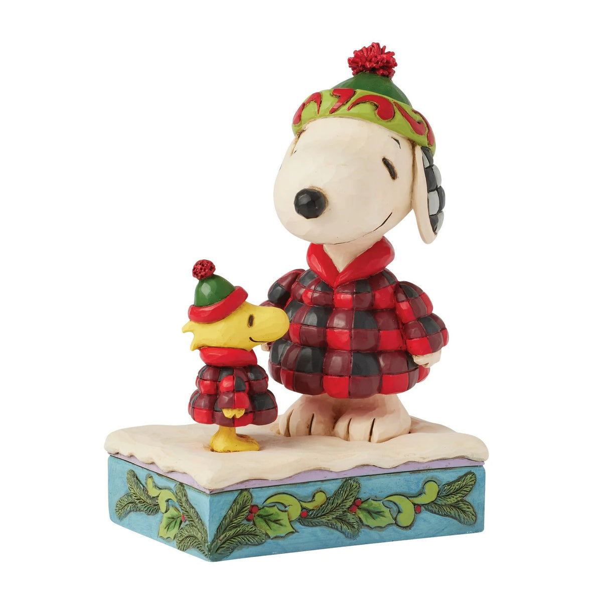 Peanuts By Jim Shore Snoopy & Woodstock In Puffer Jackets