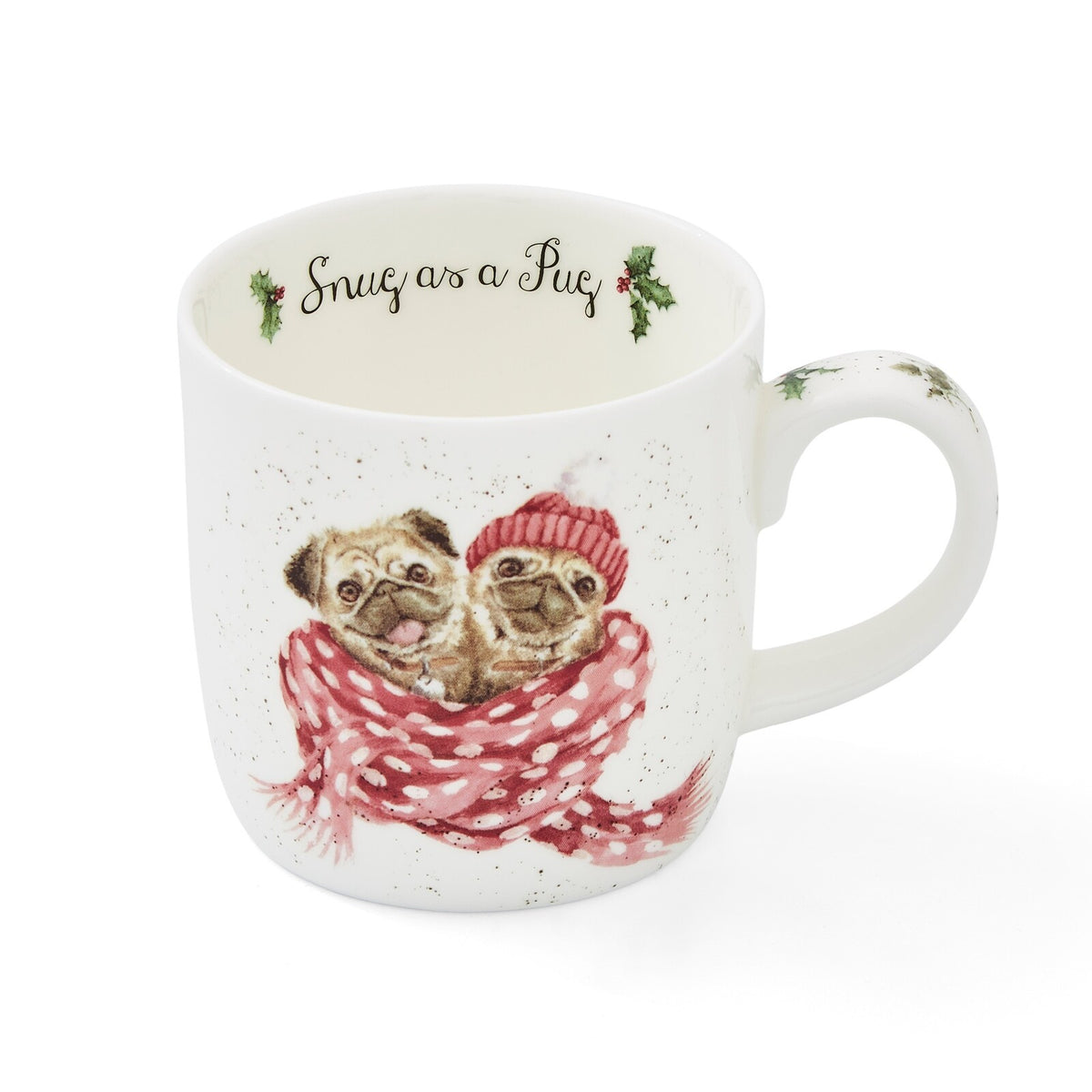 Royal Worcester Wrendale Designs Mug Pugs