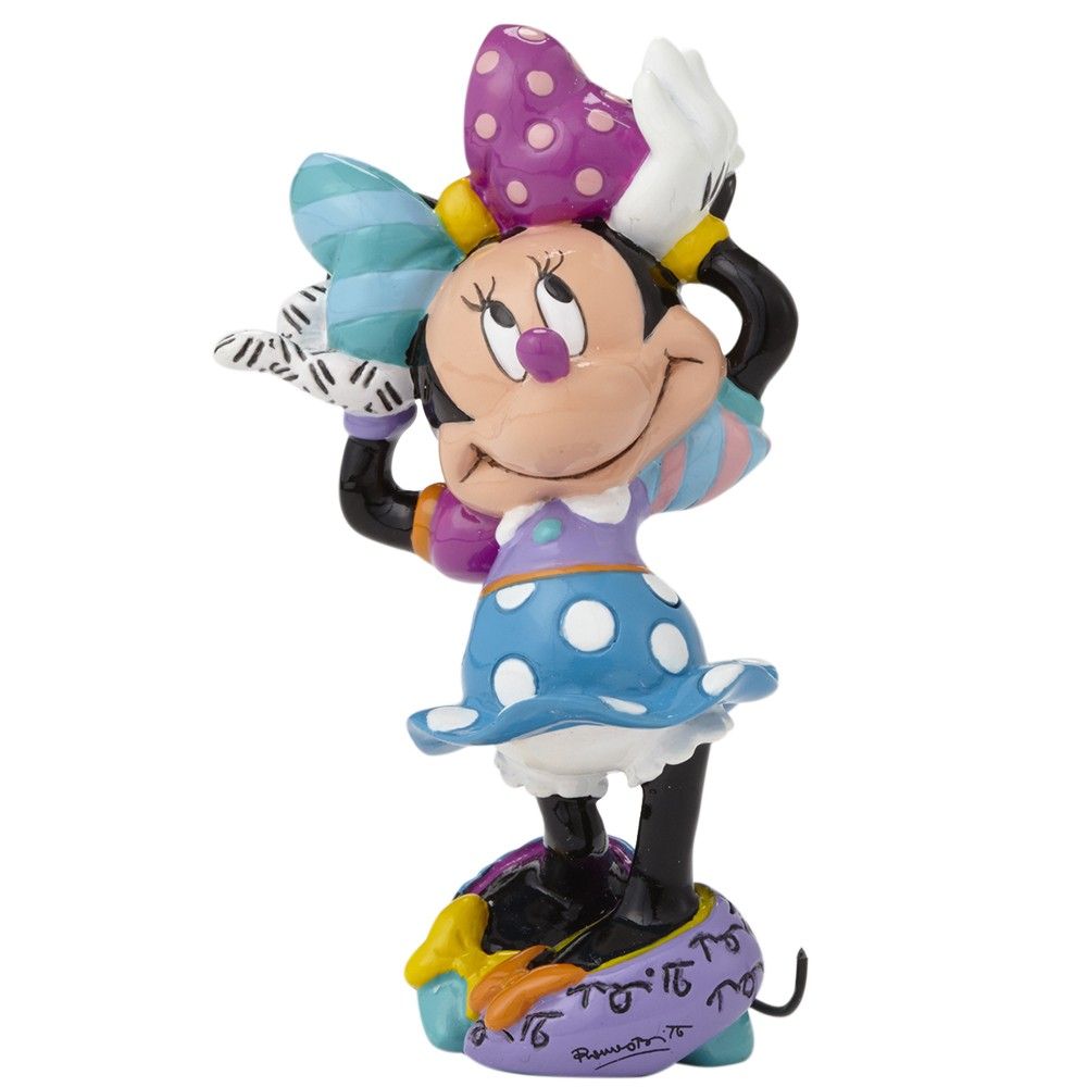 DISNEY BRITTO MINNIE MOUSE ARMS UP MINI FIGURINE