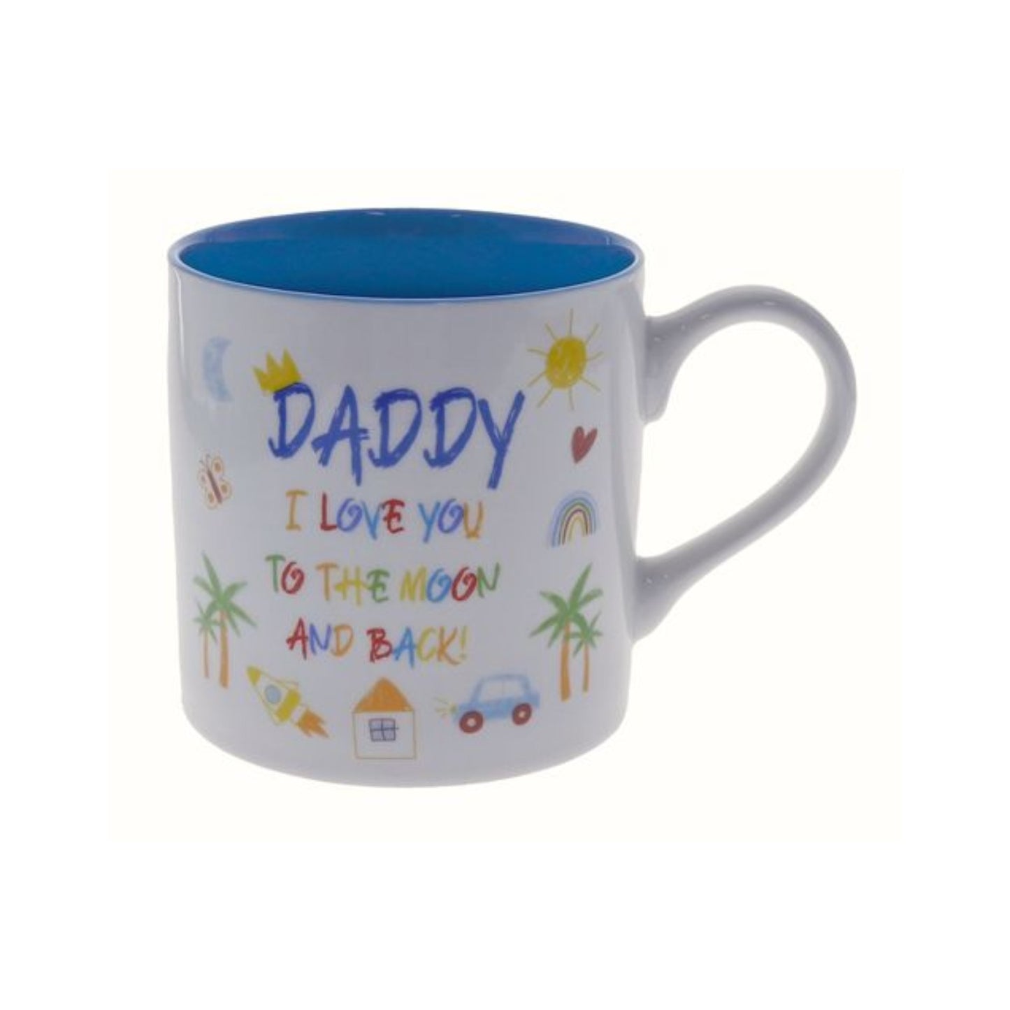 Mug Kid Art Daddy Love You To The Moon And Back