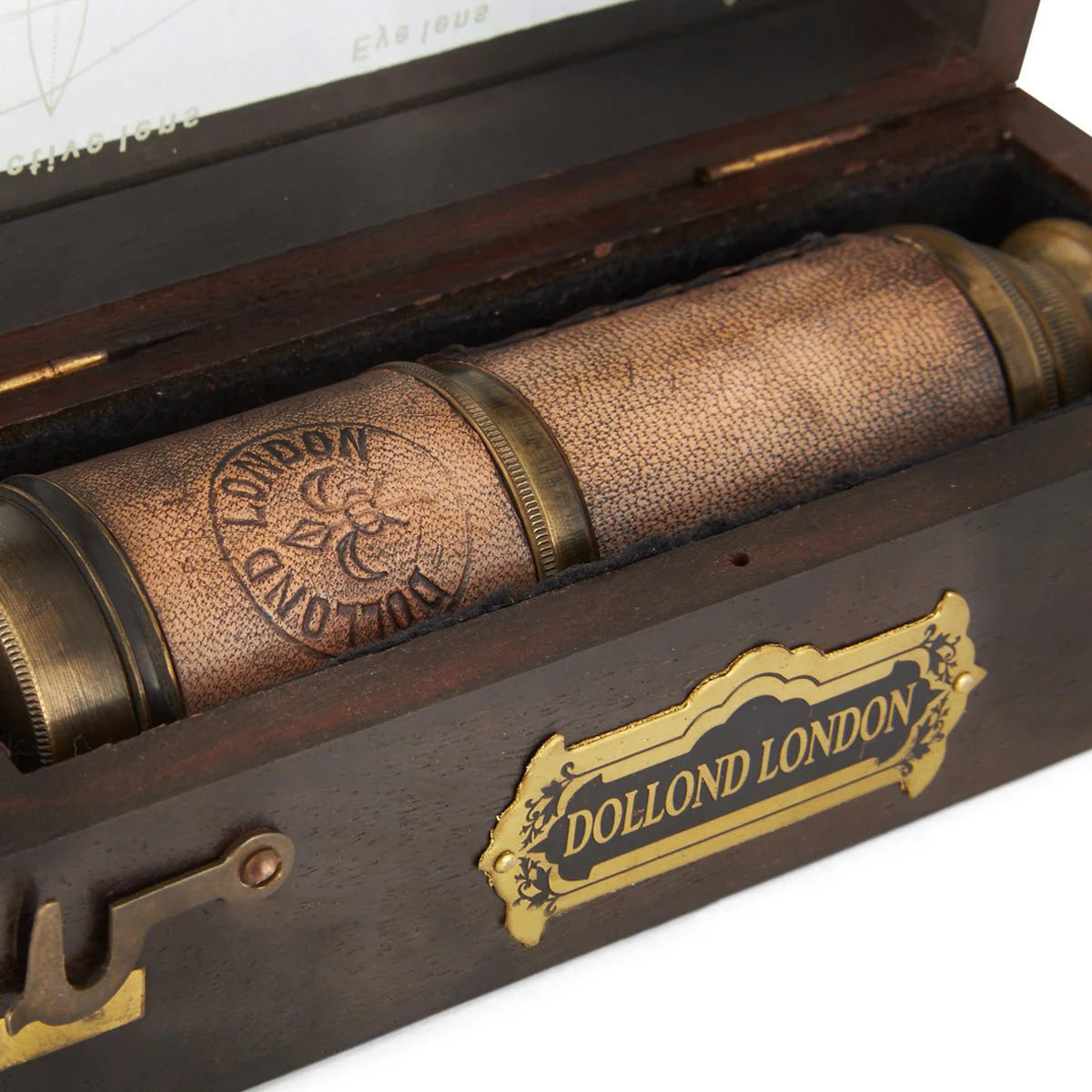 Telescope Dollond London In Wood Box