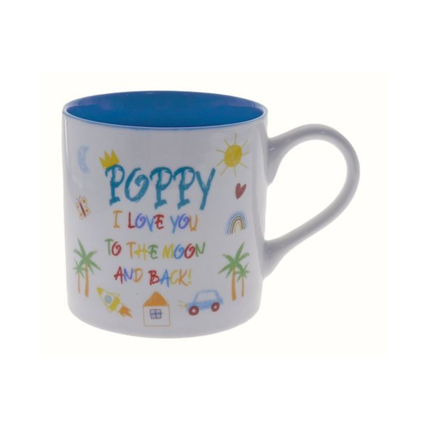 Mug Kid Art Poppy Love You To The Moon And Back