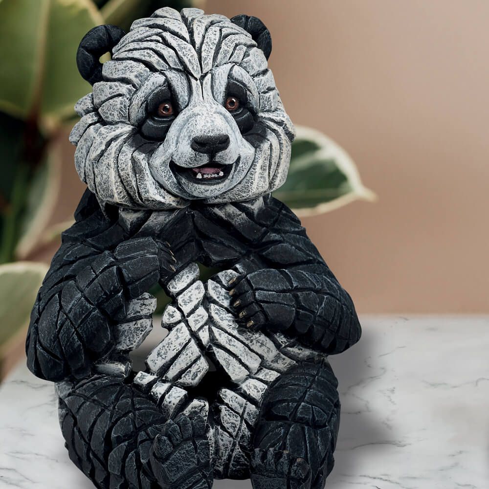 EDGE SCULPTURE PANDA CUB FIGURE