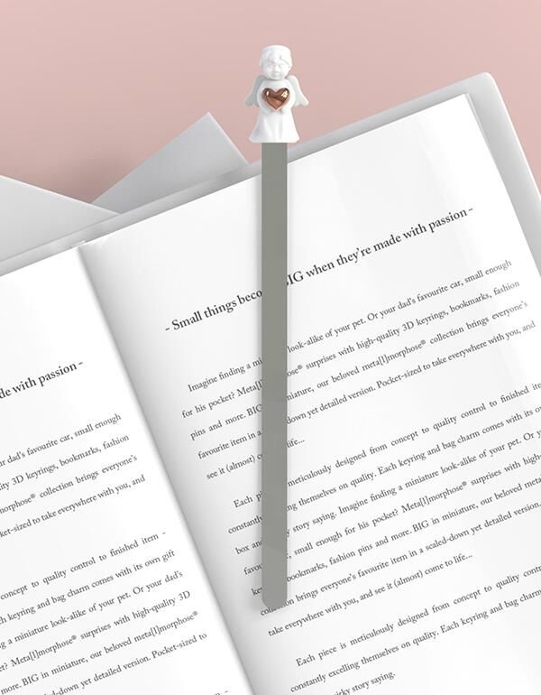 METALMORPHOSE BOOKMARK ANGEL WITH HEART