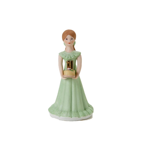 GROWING UP GIRL AGE 11 BRUNETTE BY ENESCO
