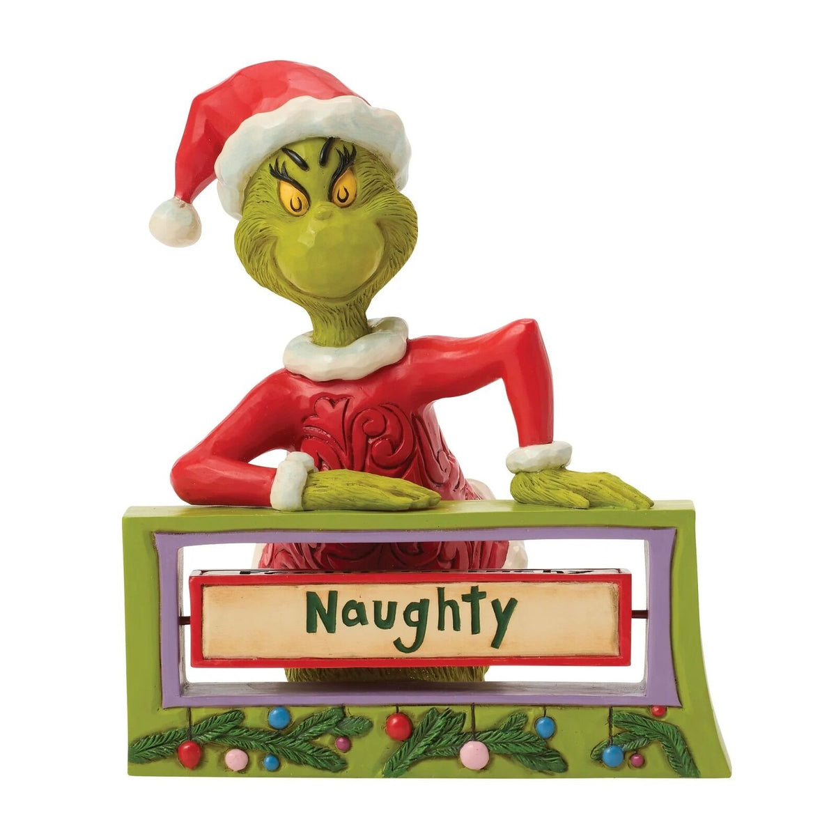 The Grinch By Jim Shore Grinch With Rotating Messages
