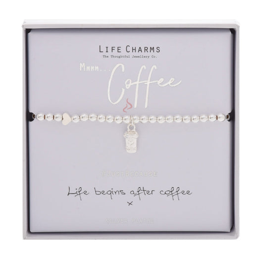 LIFE CHARMS BRACELET COFFEE