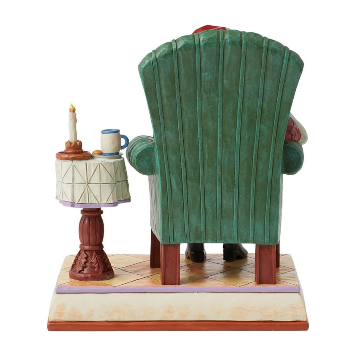Heartwood Creek By Jim Shore Santa Reading On Chair Figurine