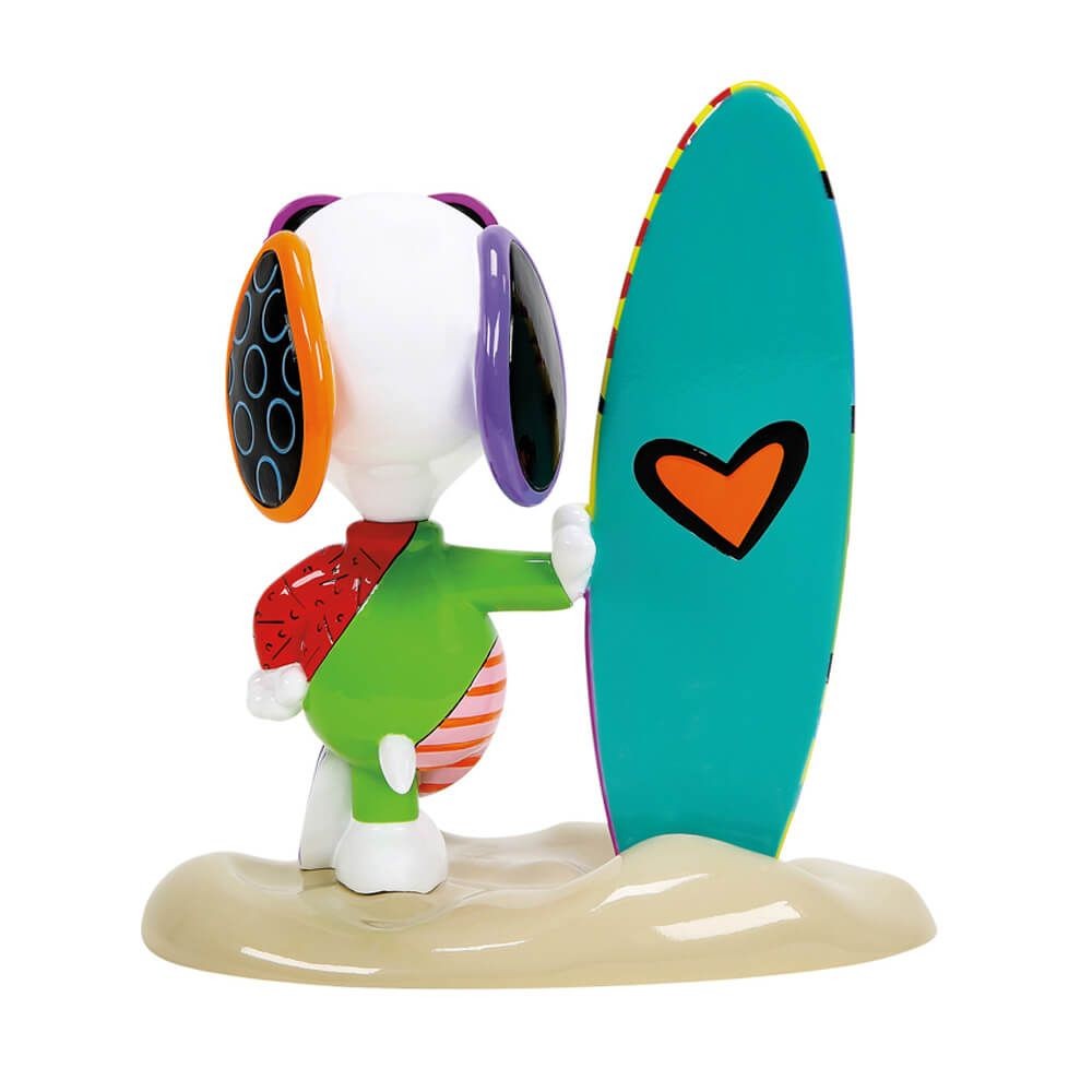 Peanuts By Britto Snoopy Joe Cool Surf Figurine