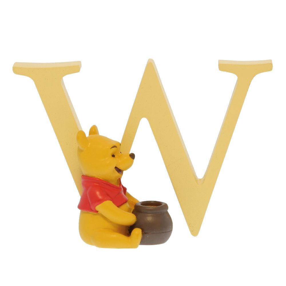 Disney Showcase Letter Figurine Winnie The Pooh "W"