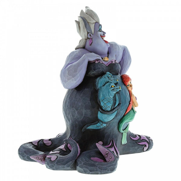 DISNEY TRADITIONS BY JIM SHORE URSULA WITH ARIEL SCENE
