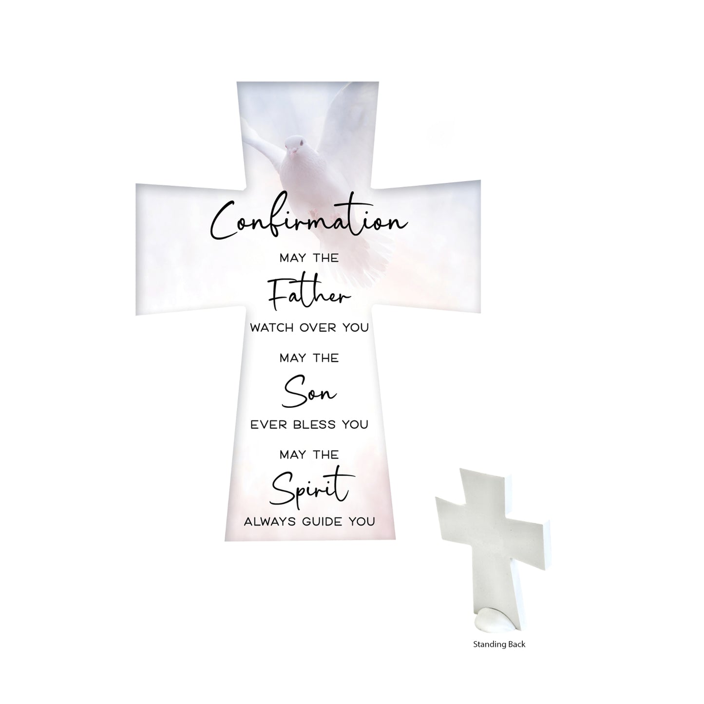 CERAMIC STANDING CROSS CONFIRMATION