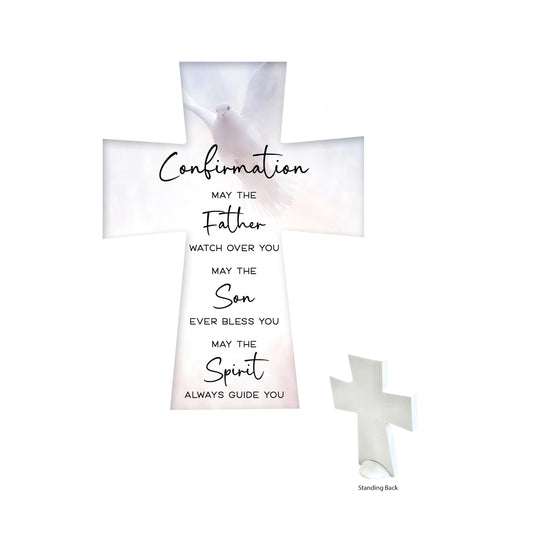 CERAMIC STANDING CROSS CONFIRMATION