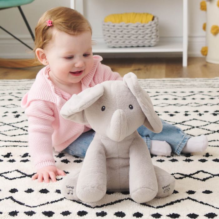 ANIMATED FLAPPY ELEPHANT BY GUND 30.5CM