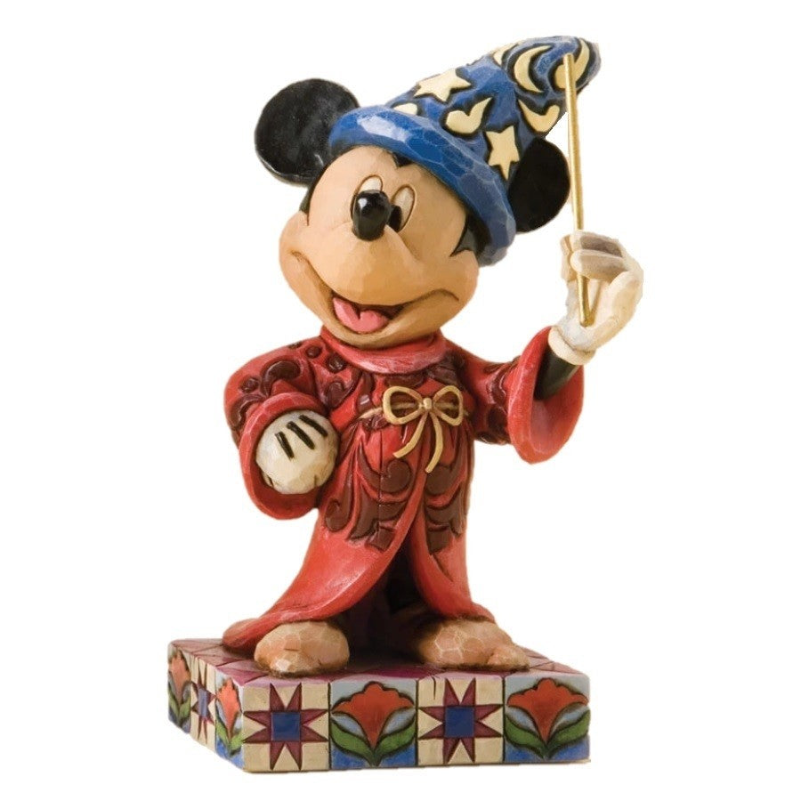DISNEY TRADITIONS BY JIM SHORE TOUCH OF MAGIC MICKEY MOUSE SORCERER PERSONALITY POSE
