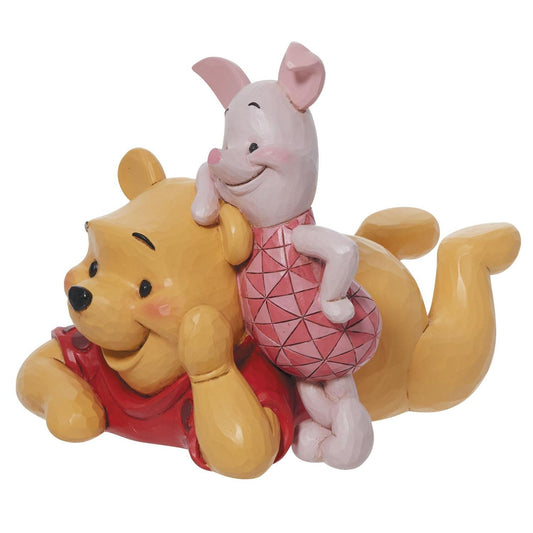 DISNEY TRADITIONS BY JIM SHORE POOH & PIGLET 19CM