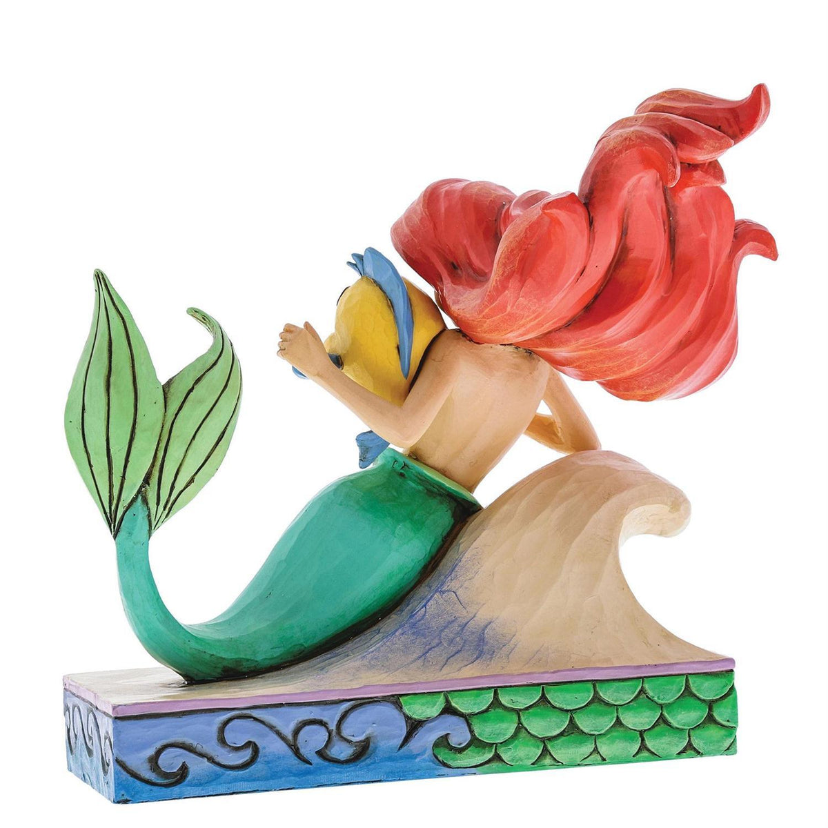 DISNEY TRADITIONS BY JIM SHORE ARIEL WITH FLOUNDER