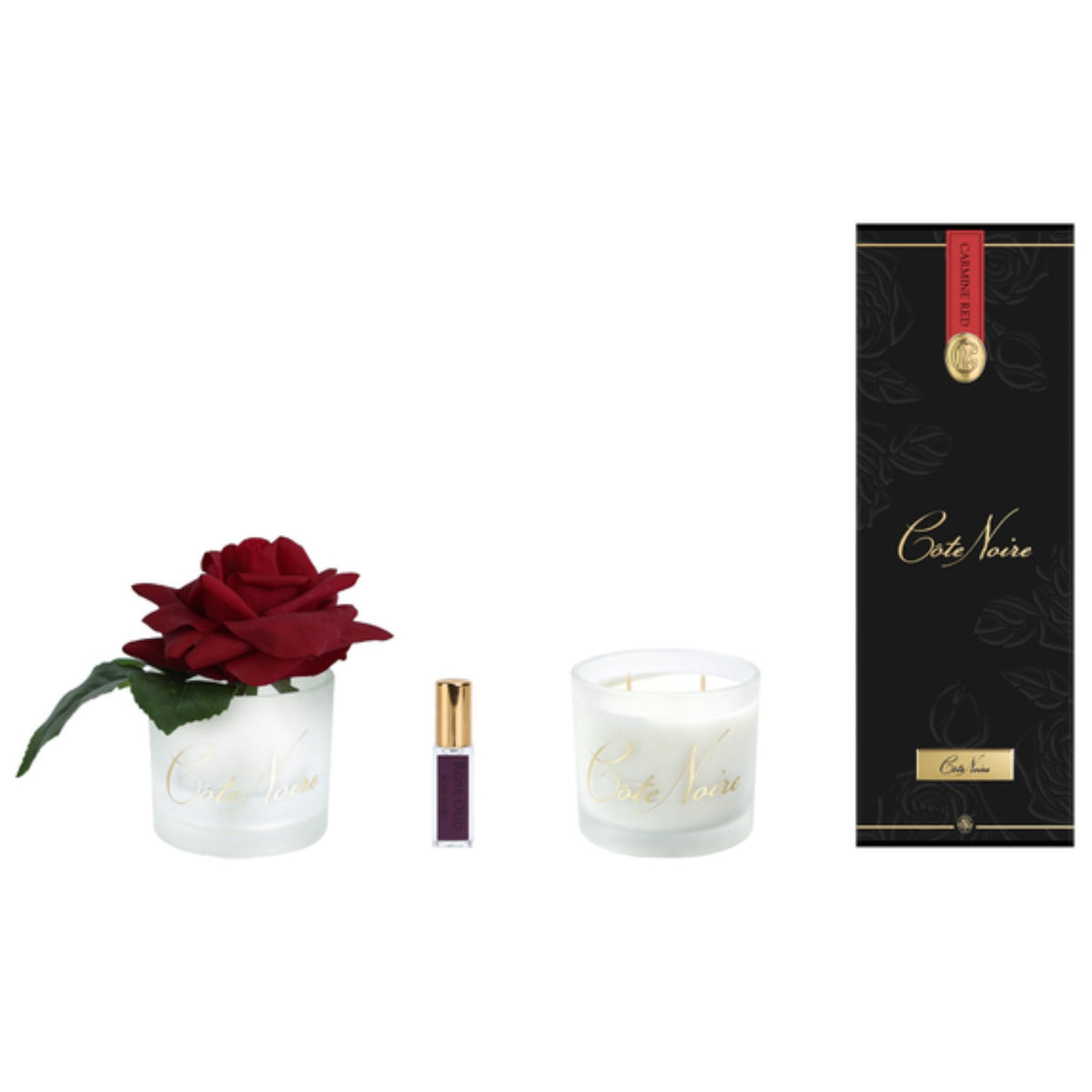 Cote Noire Summer Gift Set Limited Edition With Gold Lid Red
