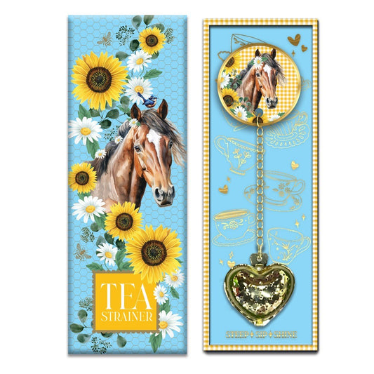 Lisa Pollock Ceramic Tea Strainer With Gold Detailing Country Collection