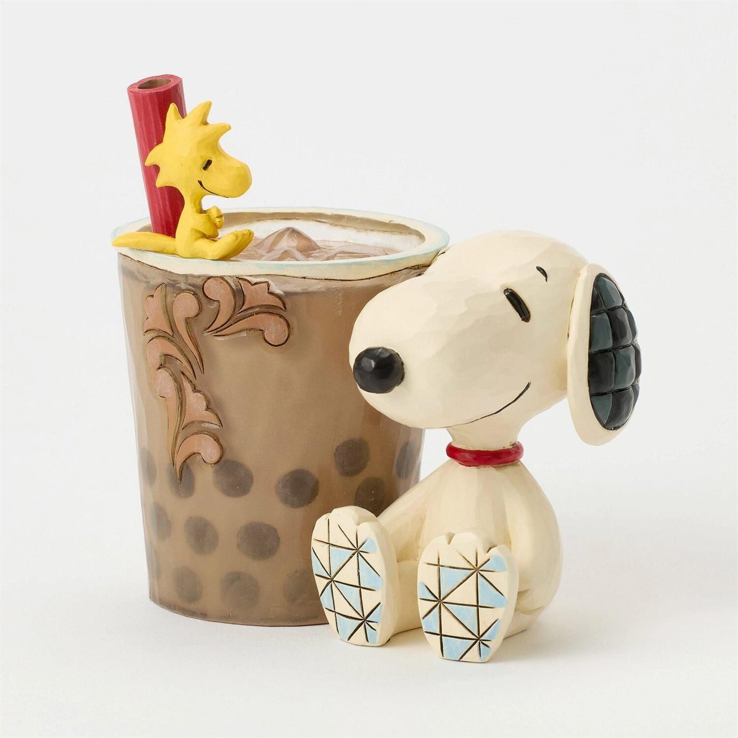 PEANUTS BY JIM SHORE SNOOPY AND WOODSTOCK BOBA
