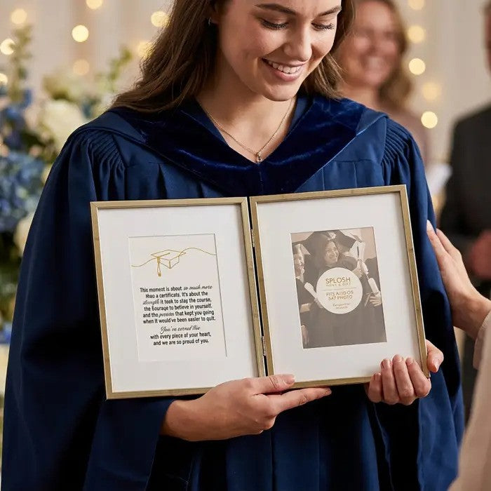 Double Photo Frame Folding Graduation