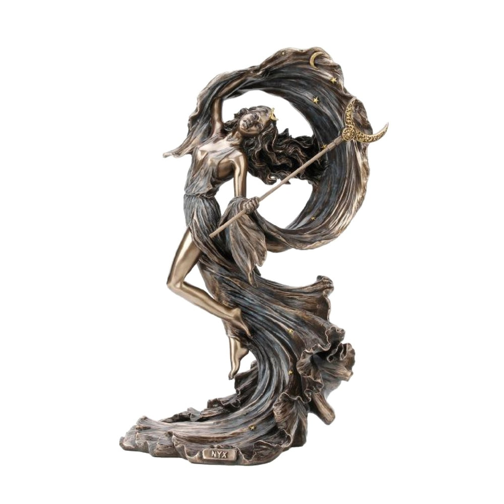 VERONESE DESIGNS NYX GODDESS OF THE NIGHT FIGURINE 27.5CM