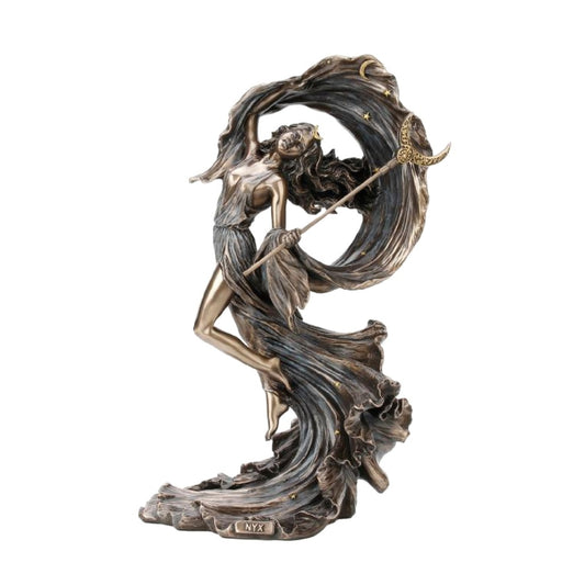 VERONESE DESIGNS NYX GODDESS OF THE NIGHT FIGURINE 27.5CM