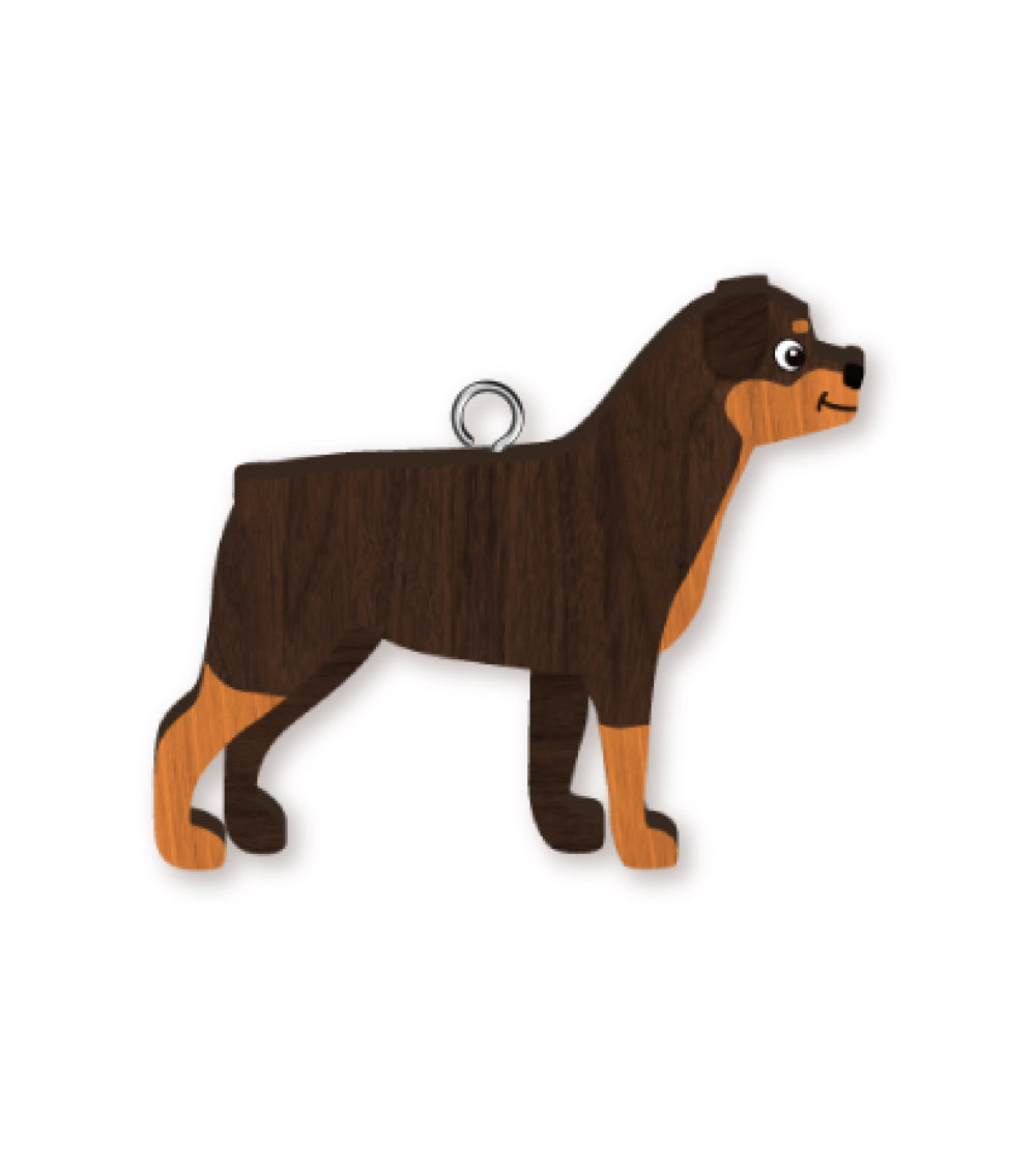 HANDMADE KEYRING ROTTWEILER