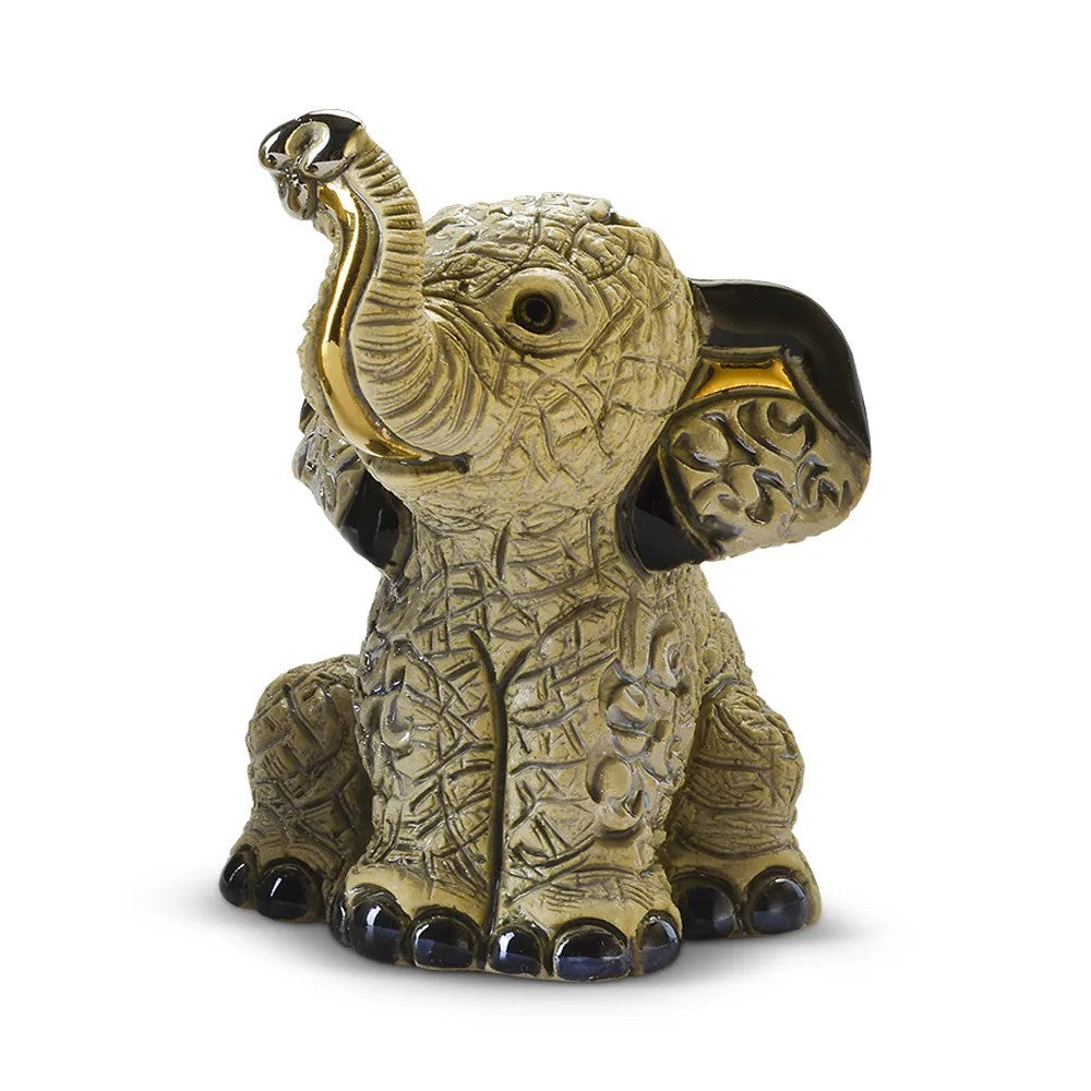 RINCONADA DE ROSA FIGURINE BABY ELEPHANT INDIAN 9CM