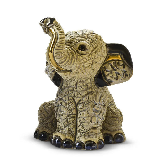 RINCONADA DE ROSA FIGURINE BABY ELEPHANT INDIAN 9CM