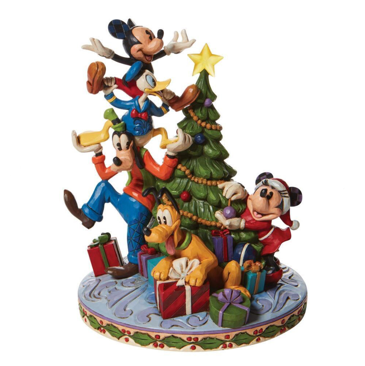 DISNEY TRADITIONS BY JIM SHORE FAB FIVE DECORATING TREE