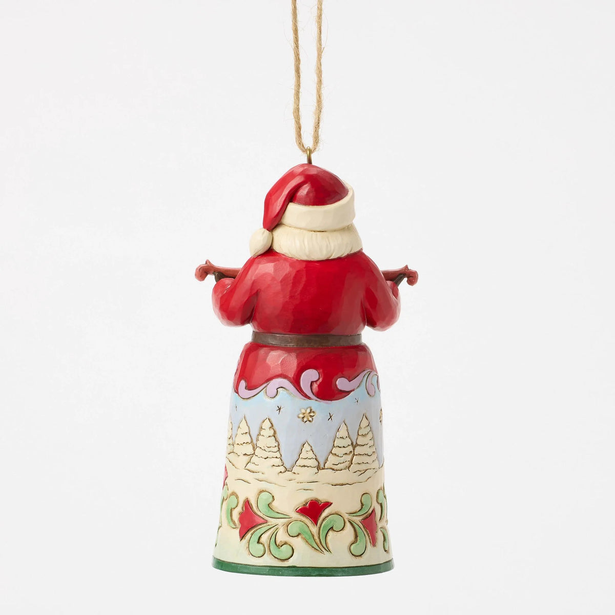 Heartwood Creek By Jim Shore Santa With Bells Hanging Ornament