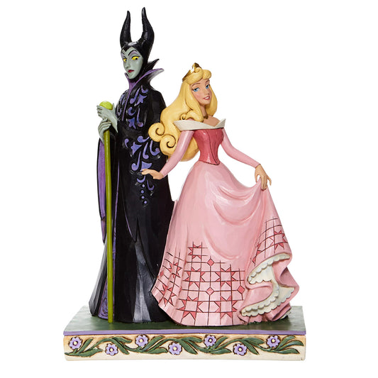 DISNEY TRADITIONS BY JIM SHORE AURORA & MALEFICENT