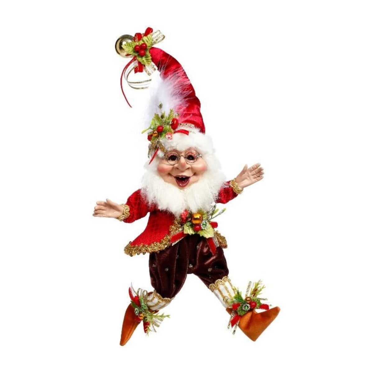 MARK ROBERTS CHRISTMAS JOY HOLLY ELF MEDIUM