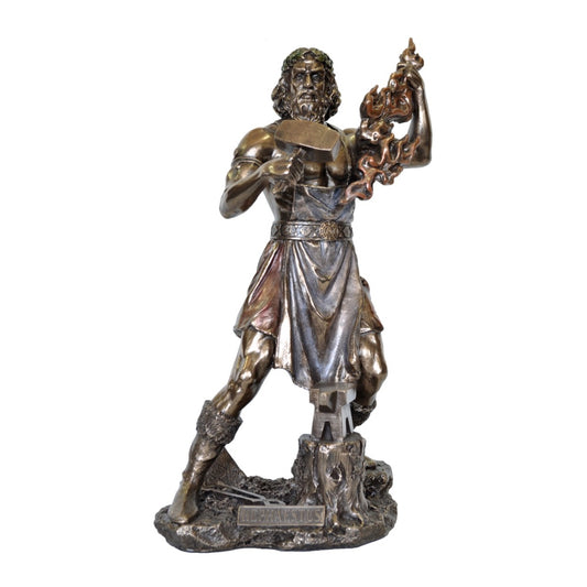 VERONESE DESIGNS BRONZE HEPHAESTUS FIGURINE 32CM