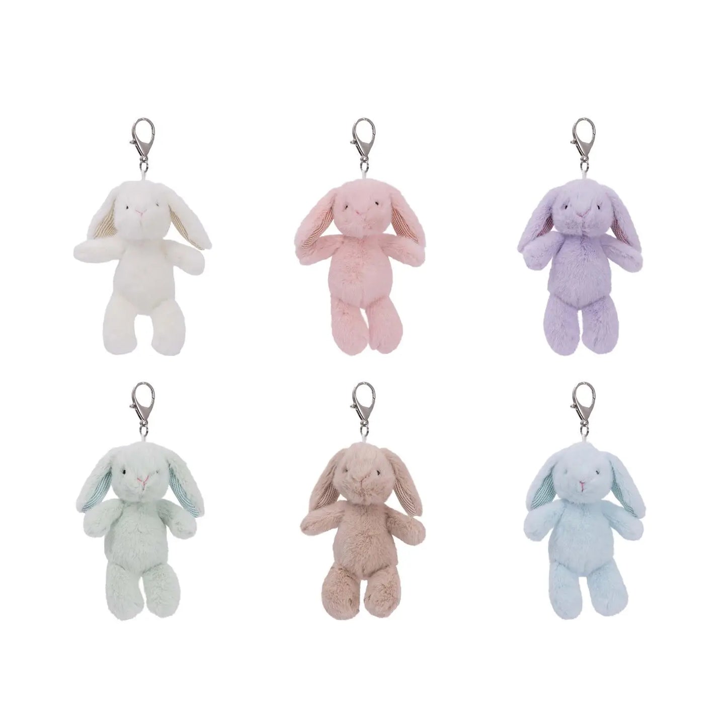 Mary Meyer Soft Bunny Purple Bag Charm