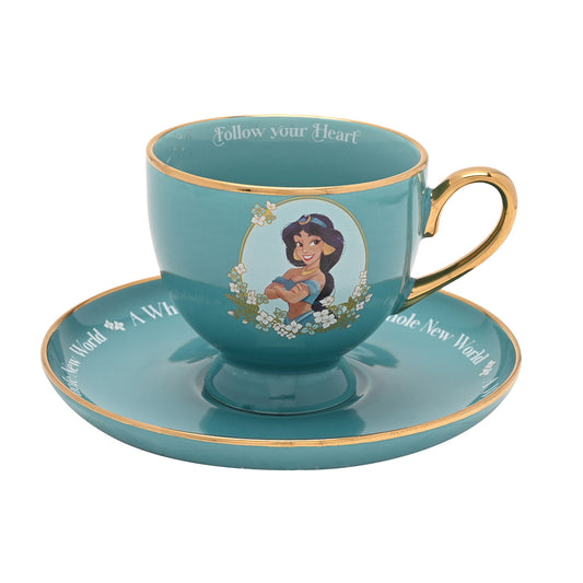 DISNEY PRINCESS TEA CUP & SAUCER SET JASMINE