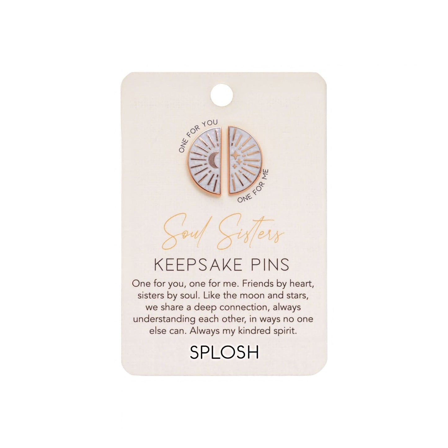 Keepsake Pin Forever Connected Soul Sisters